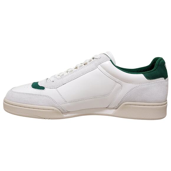 Polo Ralph Lauren Men Polo Court Sport Sneaker Size US 13D White Green Leather - Picture 3 of 6